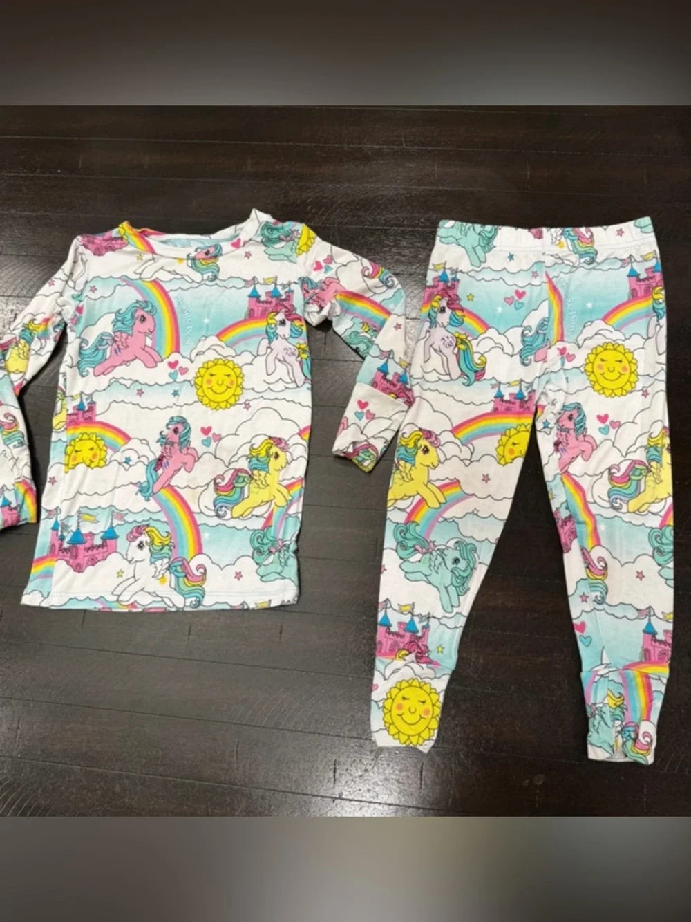 Bums & Roses My Little Pony Size 2T PJs